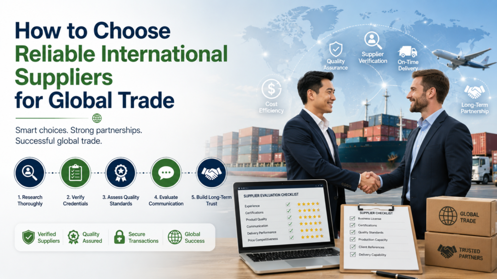 How to Choose Reliable International Suppliers for Global Trade